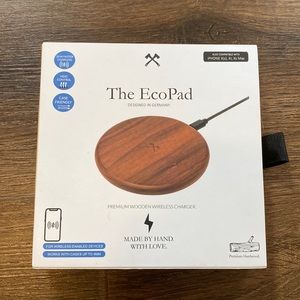 NWT Eco Pad handmade premium wooden wireless charging pad for phones